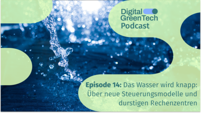 Sharepic mit dem Folgentitel. Im Hintergrund ist eine Wasserwelle zu sehen.