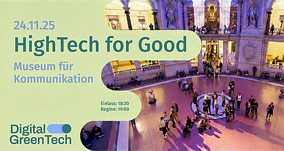 Sharepic zur Netzwerkveranstaltung "HighTech for Good"