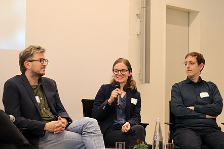 Konferenzteilnehmende während der Transferdiskussion
